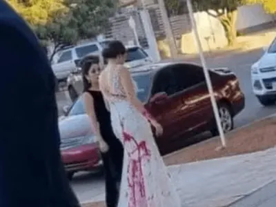 Sogra manda jogar tinta em vestido de noiva da nora no dia do casamento