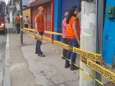 Defesa Civil interdita quatro imóveis após desabamento em Quintino Bocaiúva