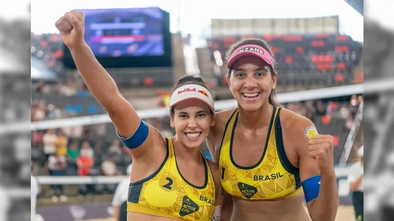 Brasil garante primeira dupla classificada à Paris 2024 no vôlei de praia