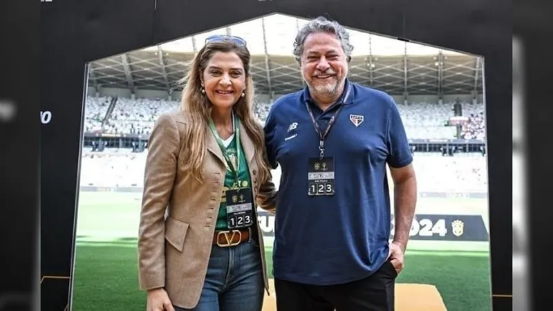 Casares e Leila tem reunião para selar a 'paz' entre São Paulo e Palmeiras