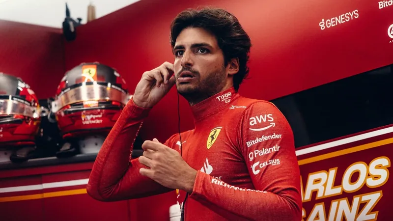 Espanhol da Ferrari será substituído por Oliver Bearman a partir do terceiro treino livre