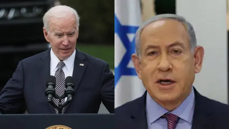 Biden diz que atitudes de Netanyahu são prejudiciais a Israel e é contrariado