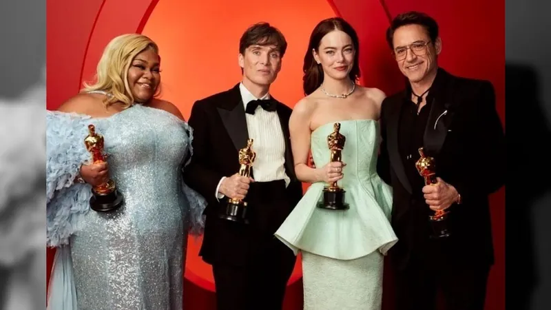 Da’vine Joy Randolph, Cillian Murphy, Emma Stone e Robert Downey Jr receberam prêmios