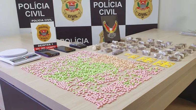 Operação policial apreende quase R$ 95 mil em drogas em São José dos Campos