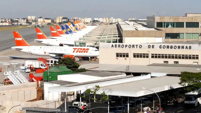 SP: problema em torre fecha Aeroporto de Congonhas para pousos de decolagens