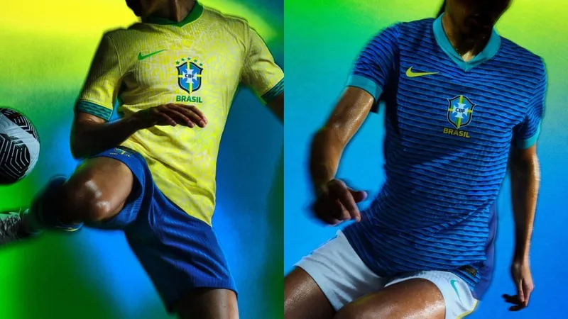 FOTOS: Novos uniformes da seleção brasileira 2024