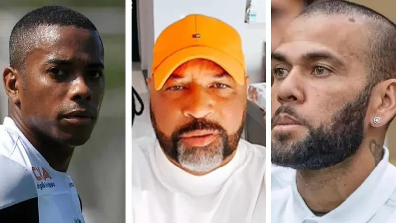 Dinei, ex-Corinthians, detona Robinho e Daniel Alves: "Não passo pano"