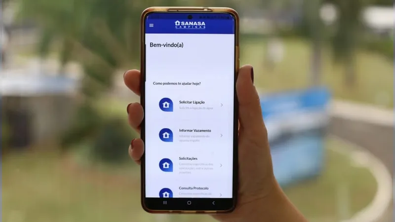 Campinas anuncia aplicativo da Sanasa para celular; veja como funciona