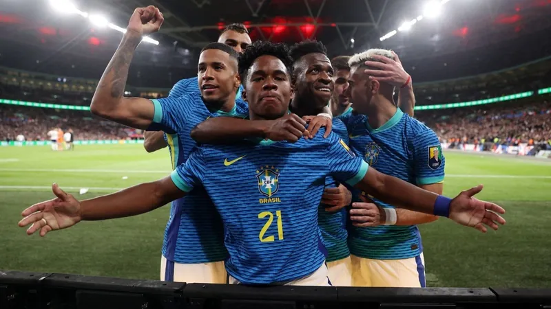 Seleção Brasileira vence a Inglaerrra