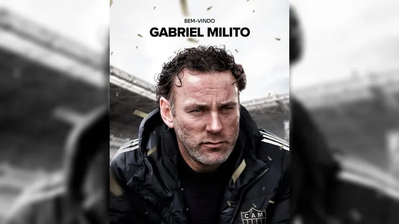 Atlético Mineiro anuncia Gabriel Milito como novo treinador
