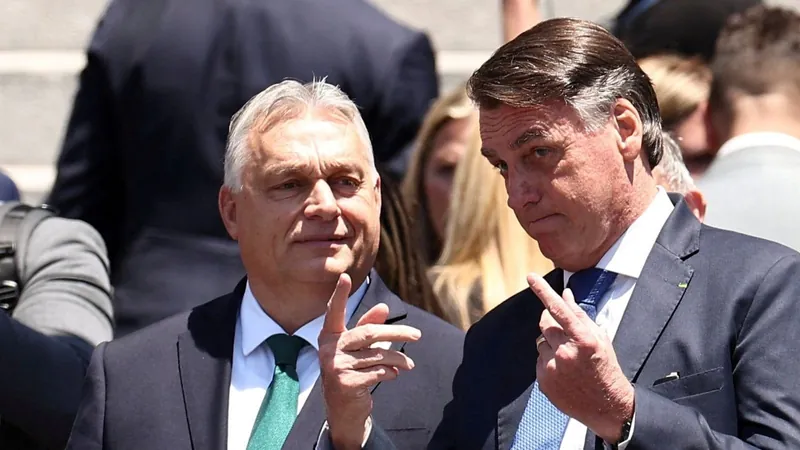 Jair Bolsonaro e Viktor Orban