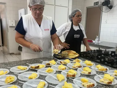 Equipe multidisciplinar promove culinária saudável em parceria com o Sesi 