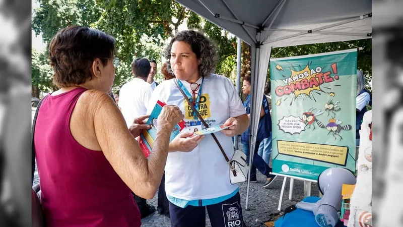 Secretaria Municipal de Saúde do Rio realiza ação educativa sobre dengue 