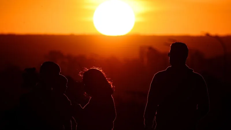 Temperaturas máximas do mês foi de 33,5ºC