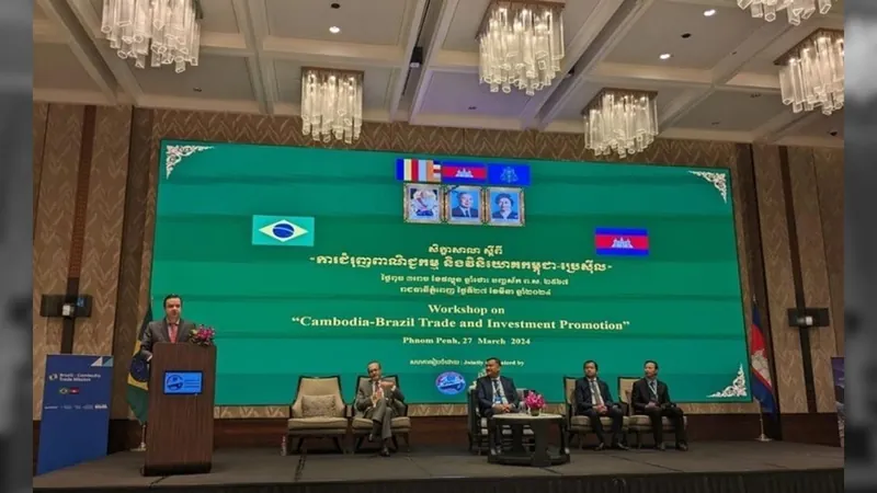 Brasil e Camboja firmam laços comerciais