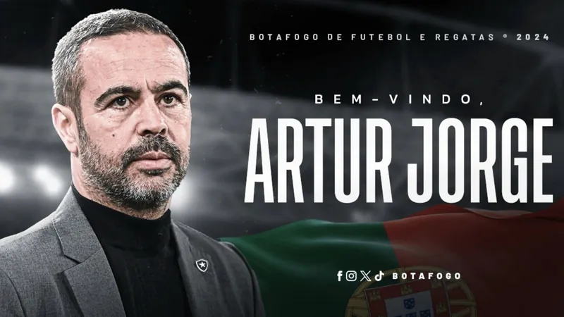 Botafogo oficializa a contratação do treinador português Artur Jorge