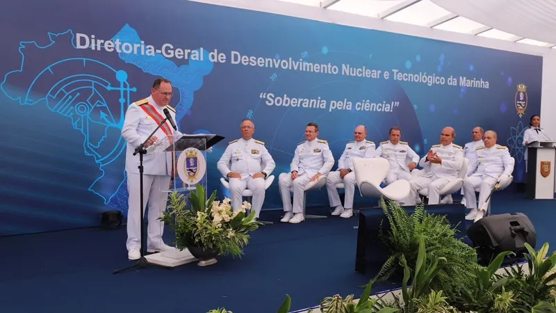 Marinha anuncia novo Diretor-Geral de Desenvolvimento Nuclear e Tecnológico