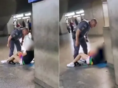 Vídeo: mulher é agredida com tapa no rosto por PM na estação da Luz, em SP