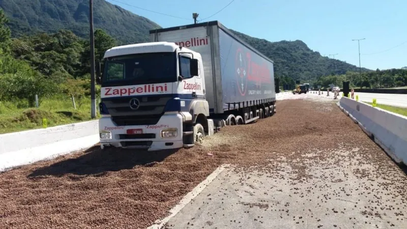 Área de escape já evitou 224 acidentes em rodovia que liga Paraná e Santa Catarina