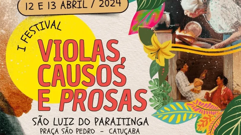 Catuçaba recebe o I Festival Violas, Causos e Prosas nos dias 12 e 13 de abril