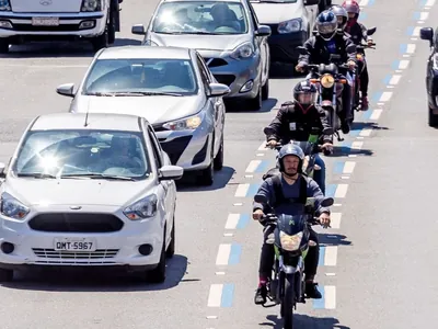 São Paulo registra as primeiras mortes de motociclistas em áreas de faixa azul