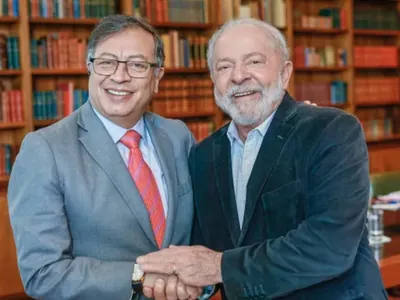 Lula se reúne com presidente da Colômbia, Gustavo Petro, nesta quarta (17)