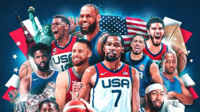 Estados Unidos anunciam time do basquete para a disputa de Paris 2024