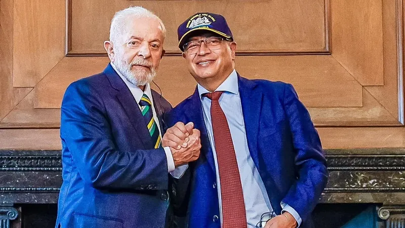 Lula e Gustavo Petro apoiam acordo contra perseguição na Venezuela, dizem fontes
