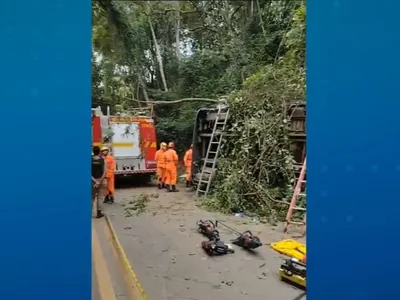 Ônibus capota em estrada de Minas Gerais e deixa 7 mortos