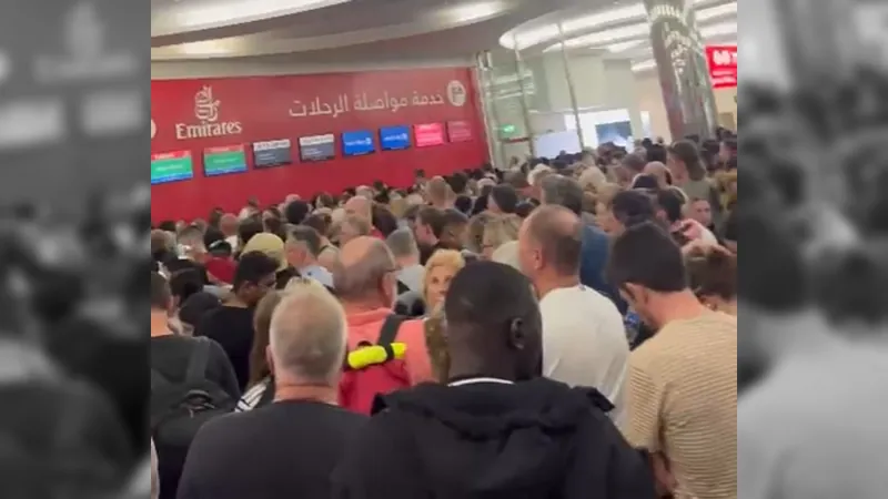 Brasileiros ficam retidos no aeroporto de Dubai após tempestade