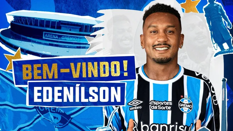 Grêmio anuncia contratação de Edenílson