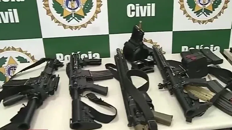 Mapeamento da Polícia Militar revela que 90% dos fuzis apreendidos são de fora do Brasil