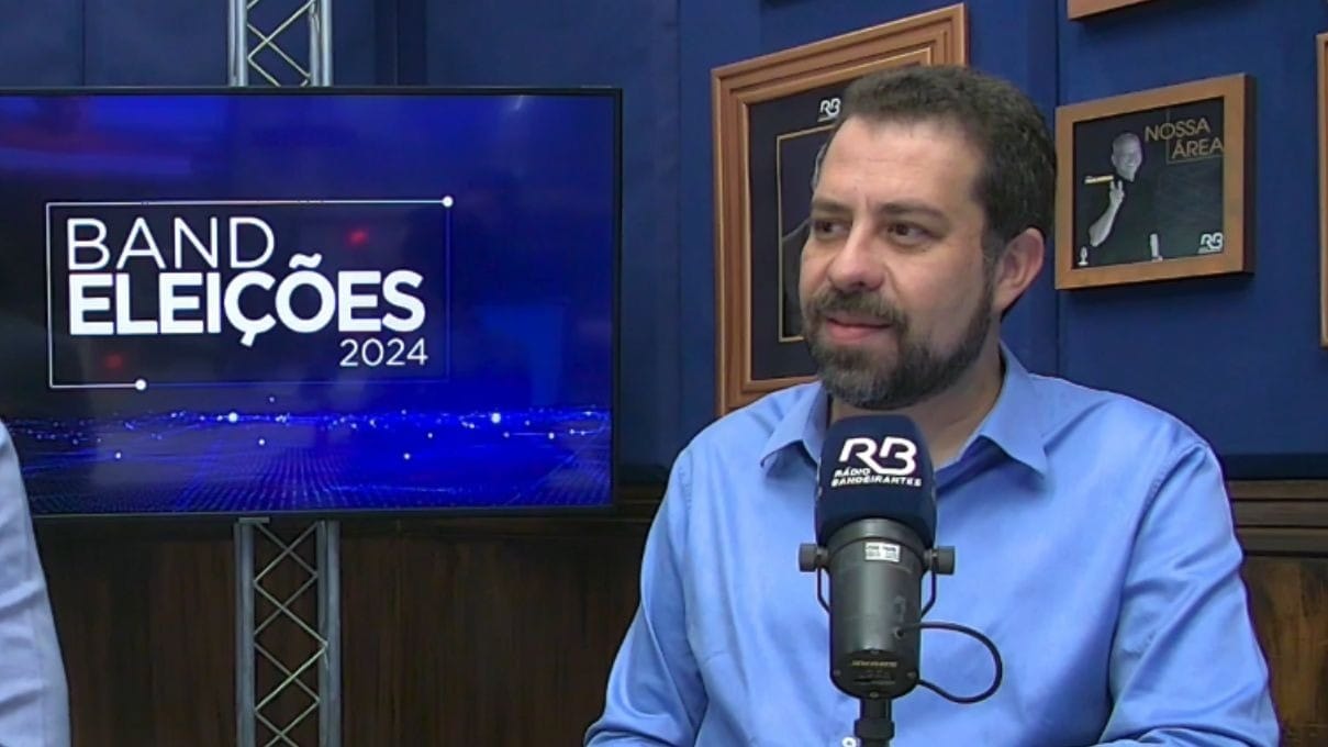 Guilherme Boulos explica propostas para SP na Rádio Bandeirantes; assista