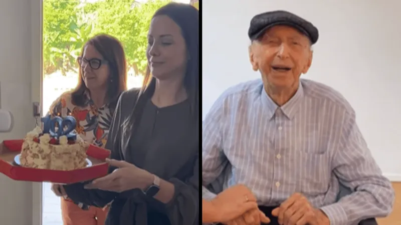Funcionário mais antigo do mundo ganha festa de aniversário aos 102 anos