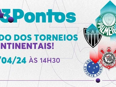 +3 Pontos: live traz cenários na Libertadores e na Sul-Americana após 3ª rodada