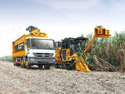Fábrica chinesa de máquinas estreia na Agrishow com colhedora de cana
