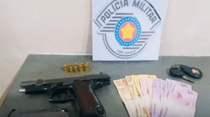 Adolescente é preso porte ilegal de arma de fogo em Guaratinguetá