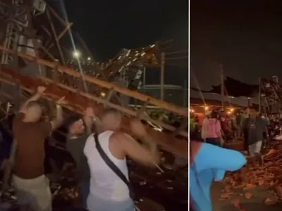 Teto de casa de shows desaba e deixa mais de 40 feridos em João Pessoa