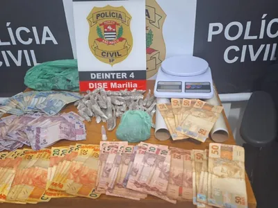Três pessoas são presas com drogas e dinheiro em Marília