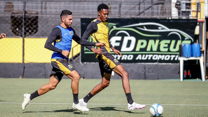 A equipe treino na manhã desta quinta-feira (2)