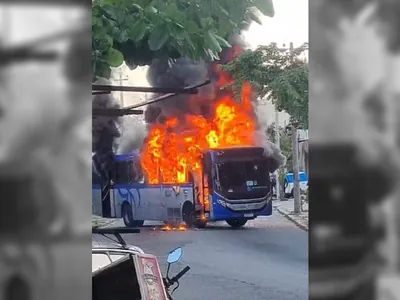 Protesto: após morte de chefe do Morro Primavera, moradores incendeiam ônibus