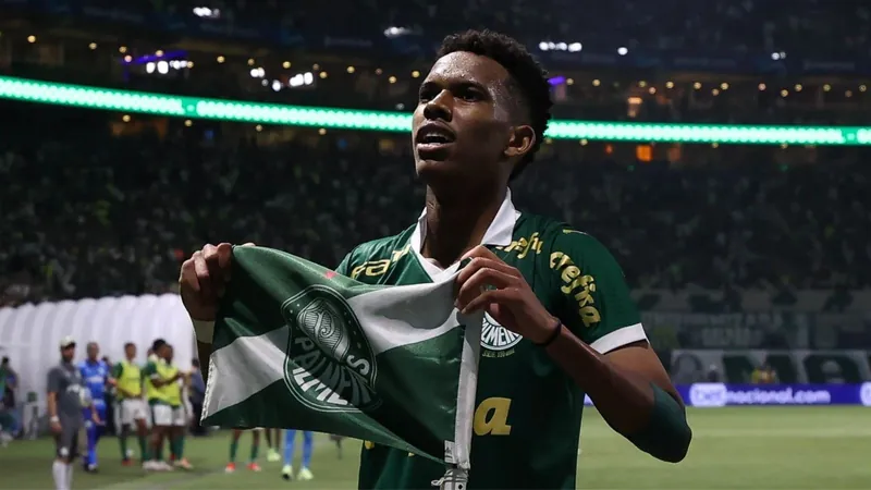 Estêvão, do Palmeiras, está na mira do futebol europeu