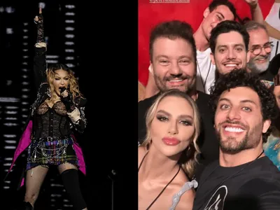 Ex de Madonna, Jesus Luz vai a show no Rio em área reservada a "familiares"