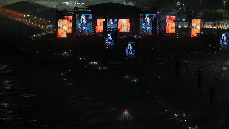 Madonna está se apresentando no Rio de Janeiro