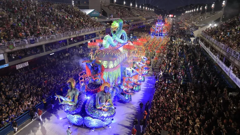 Desfile da Viradouro em 2024: escola foi campeã do Carnaval