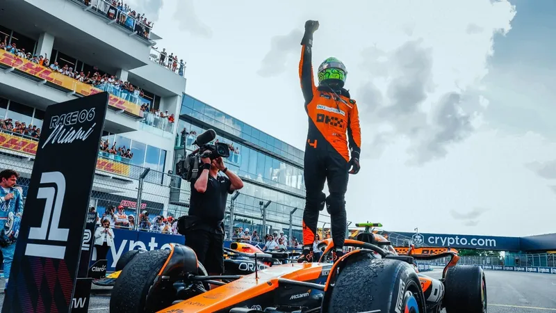 Lando Norris (McLaren) vence o GP de Miami 2024