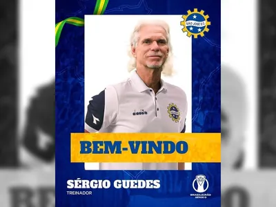 Sérgio Guedes é o novo técnico do São José EC para a Série D do Brasileirão