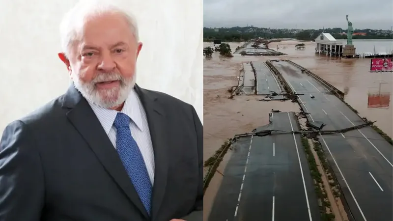 Lula diz que não vão faltar recursos para o Rio Grande do Sul