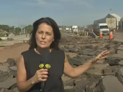 Adriana Araújo apresenta Entre Nós direto do RS: "Parece que passou um tsunami"