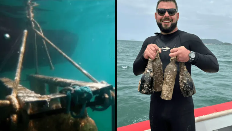 Vinícola vende vinhos do fundo do mar depois de 12 meses no oceano